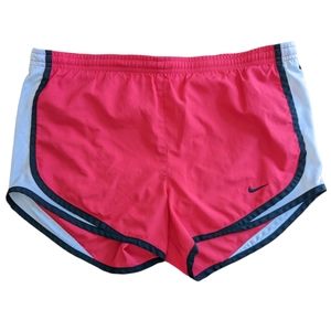 Nike 3" Running Shorts Women's Small Tempo Pink Black White Sport Drifit Active